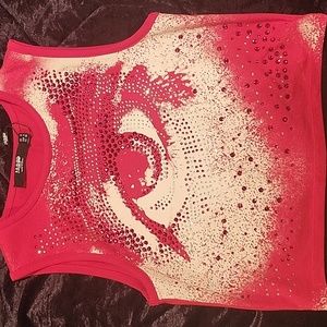 Jaded London rhinestone eye tank top